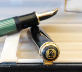 image for Pelikan M800 green stripe first year