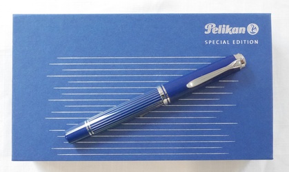 image for Pelikan M815 Blue Metal Stripe   (800 Series)